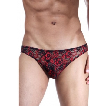 Slipy męskie z koronki 01385